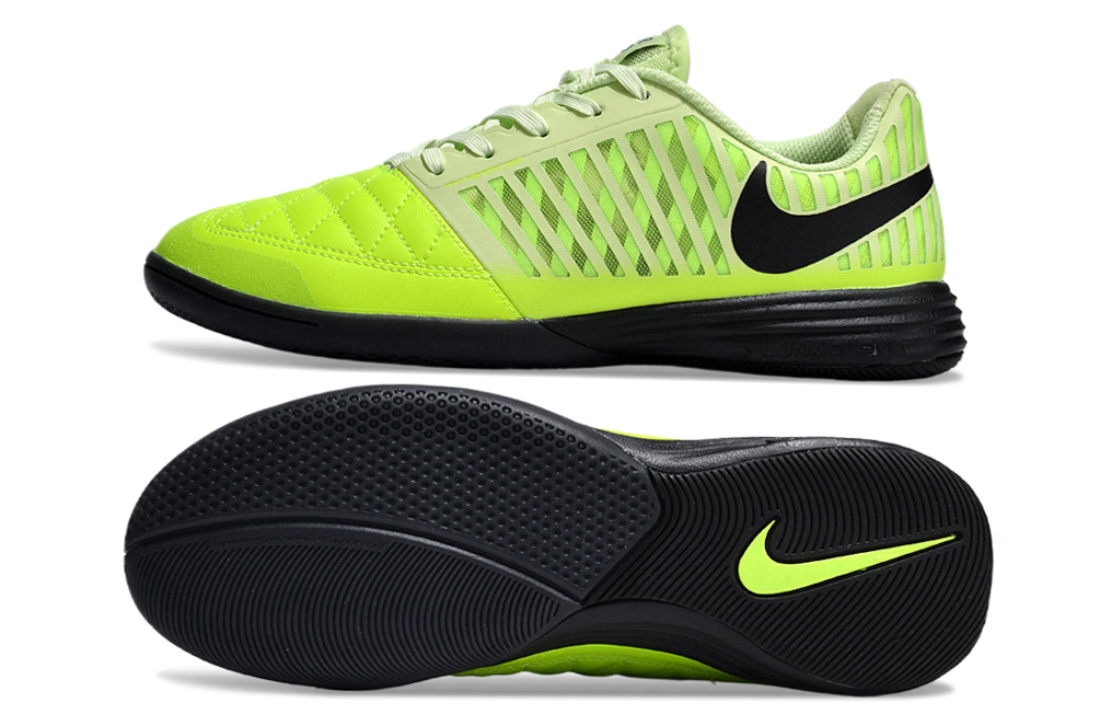 Chuteira Futsal Nike Lunar Gato IC - Verde e Preta