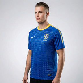 Camisola Brasil Away 2010 Azul Retro - Nike