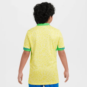 Conjunto Infantil Brasil 24/25 Amarelo - Nike
