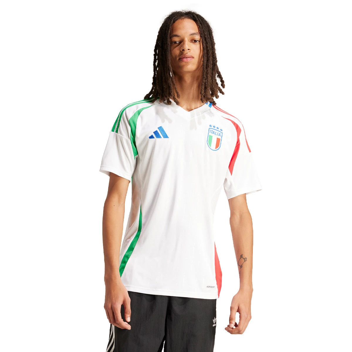 Camisola Itália Away 2024/25 Branca - Adidas