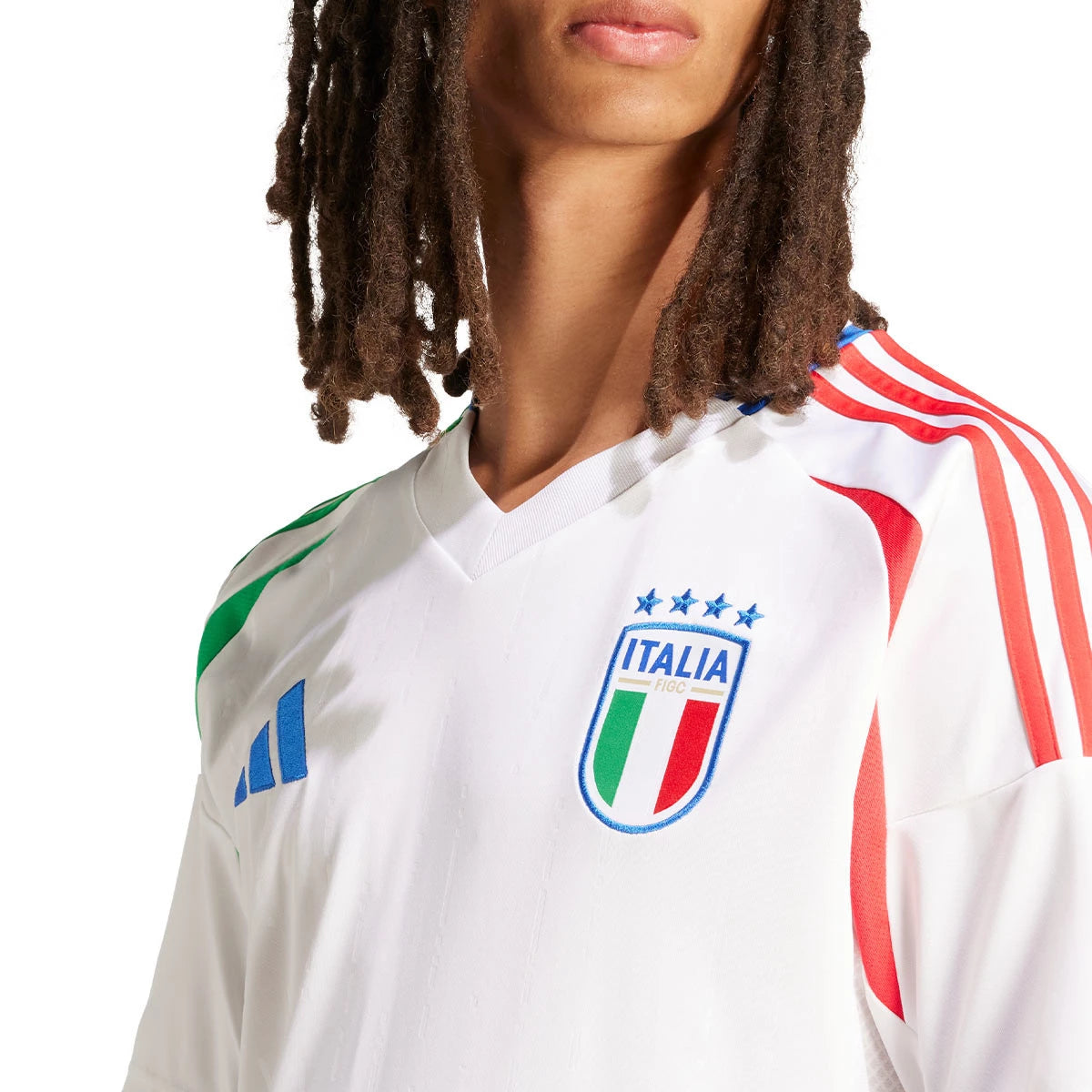 Camisola Itália Away 2024/25 Branca - Adidas