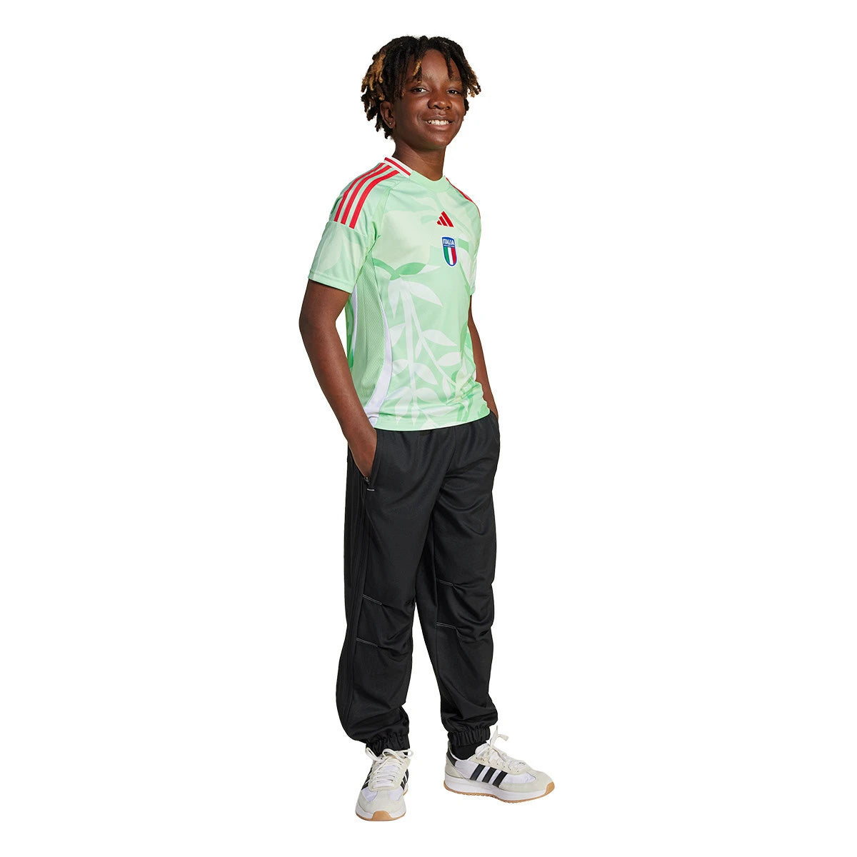 Conjunto Infantil Itália 2025 Away - Adidas