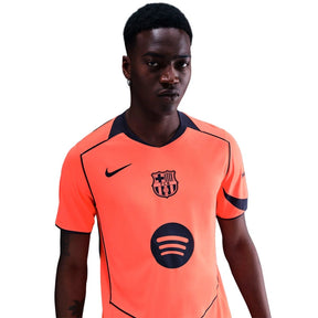 Camisola FC Barcelona Third Laranja 2025/26 - TOTAL 90