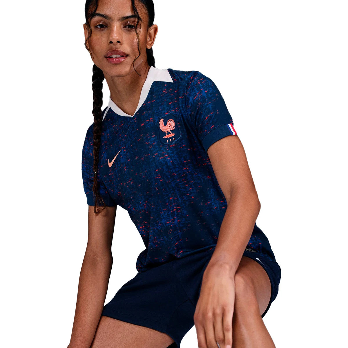 Camisola França Home 2025 Feminina Azul - Nike