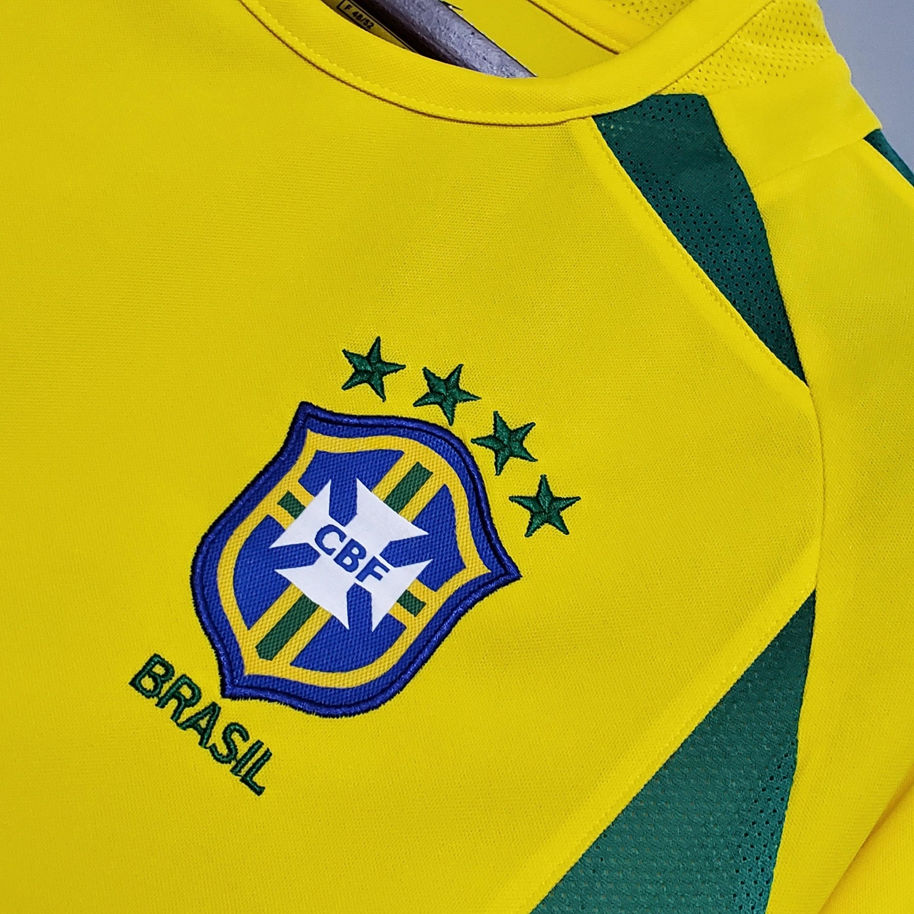 Camisola Brasil Home 2002 Retro