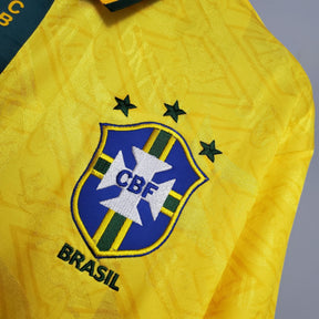 Camisola Brasil Home 91/93 Retro