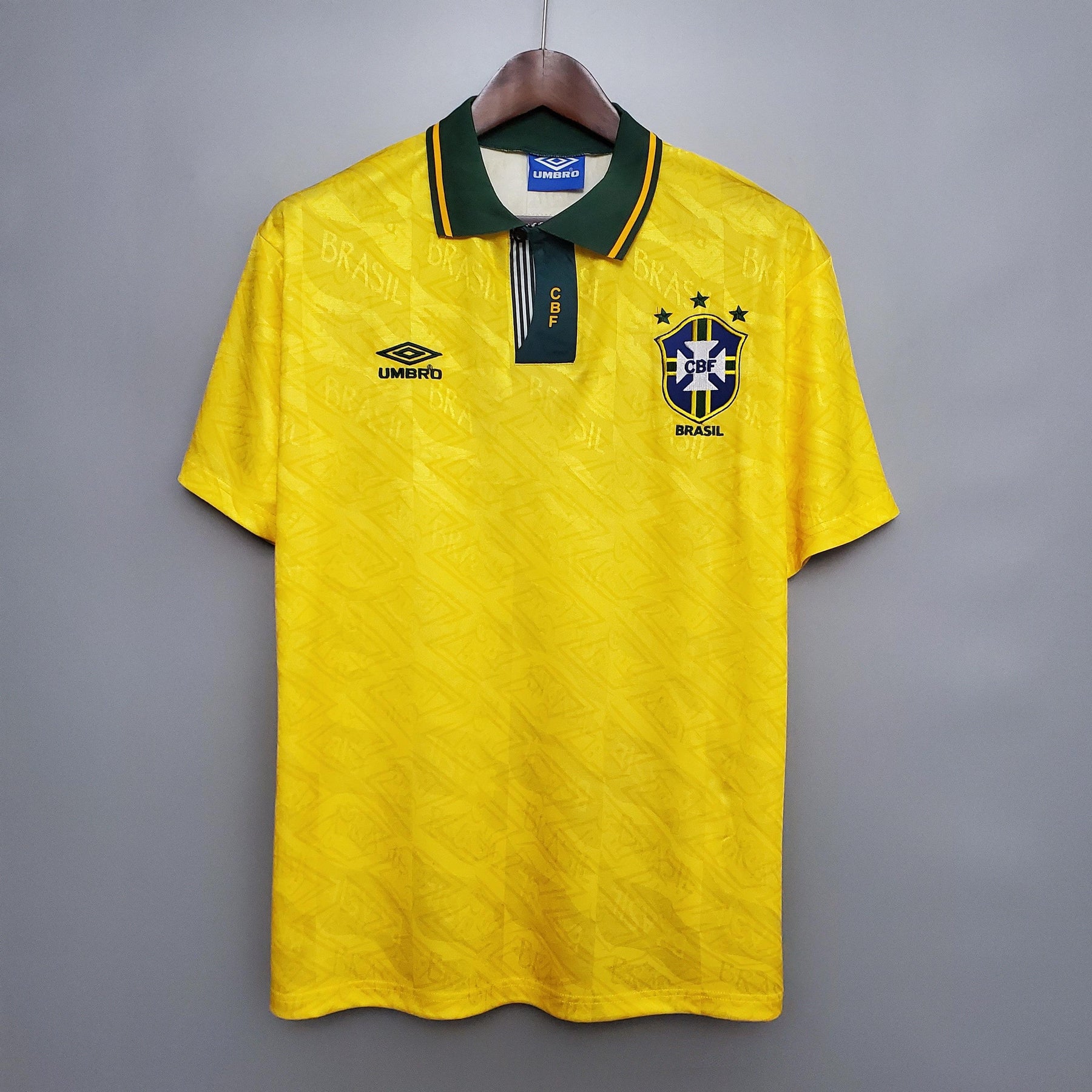 Camisola Brasil Home 91/93 Retro