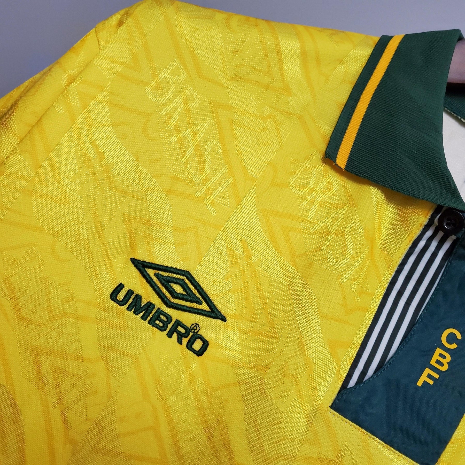 Camisola Brasil Home 91/93 Retro
