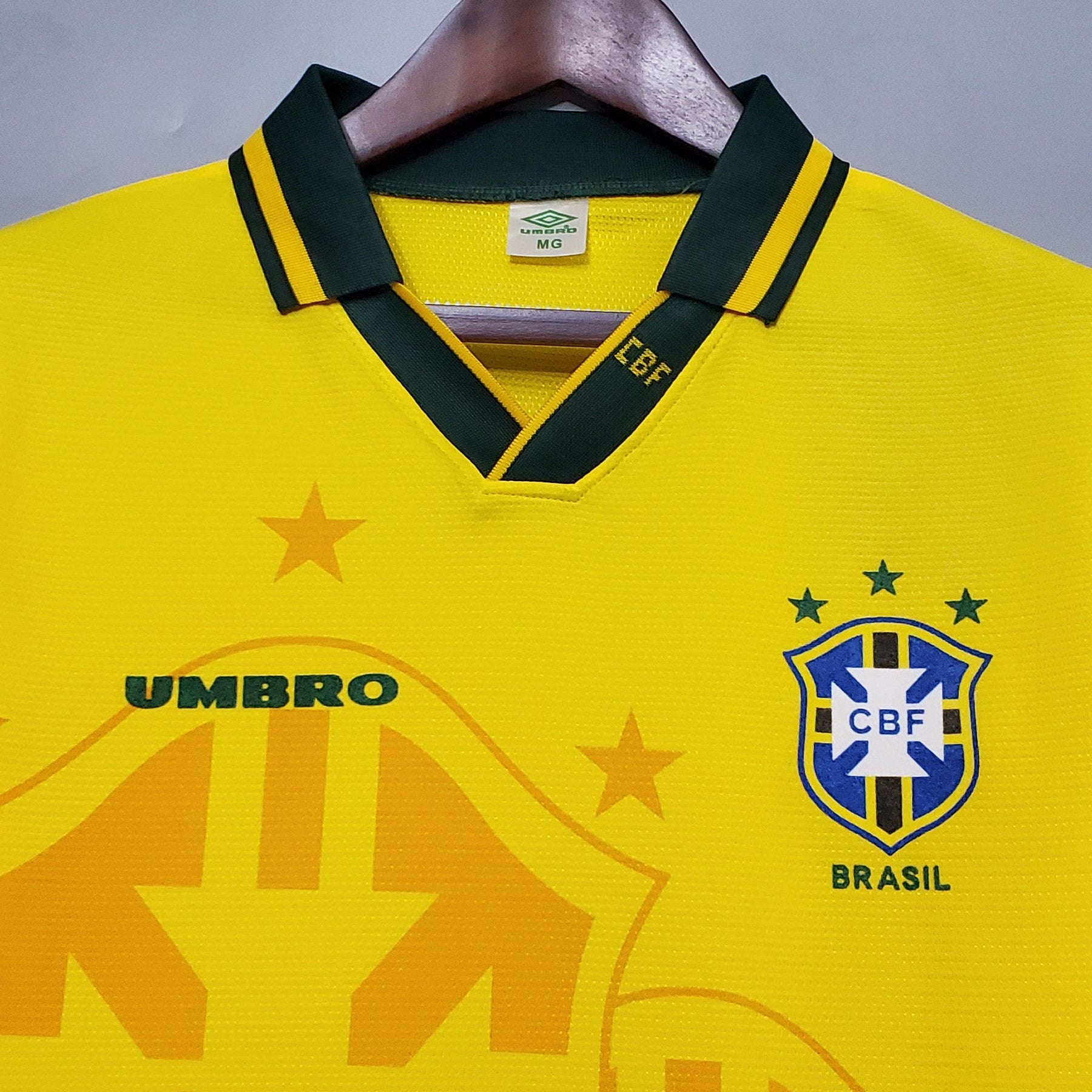 Camisola Brasil Home Jersey 1994 Retro