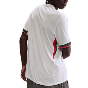 Camisola Chelsea Away 2025/26 Off White, vista traseira destacando o design da camisa.