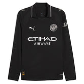 Camisola Manchester City alternativa preta 2025/26 - MANGA LONGA