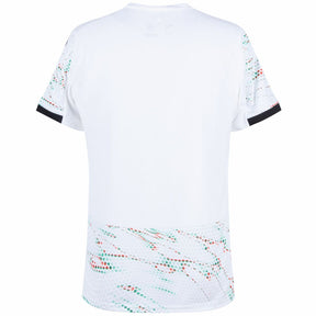 Camisola Portugal away 25/26, vista traseira com design moderno e detalhes coloridos.