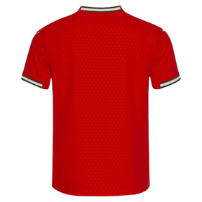 Camisola Portugal home 25/26 Vermelho - vista traseira em tecido leve e confortável.