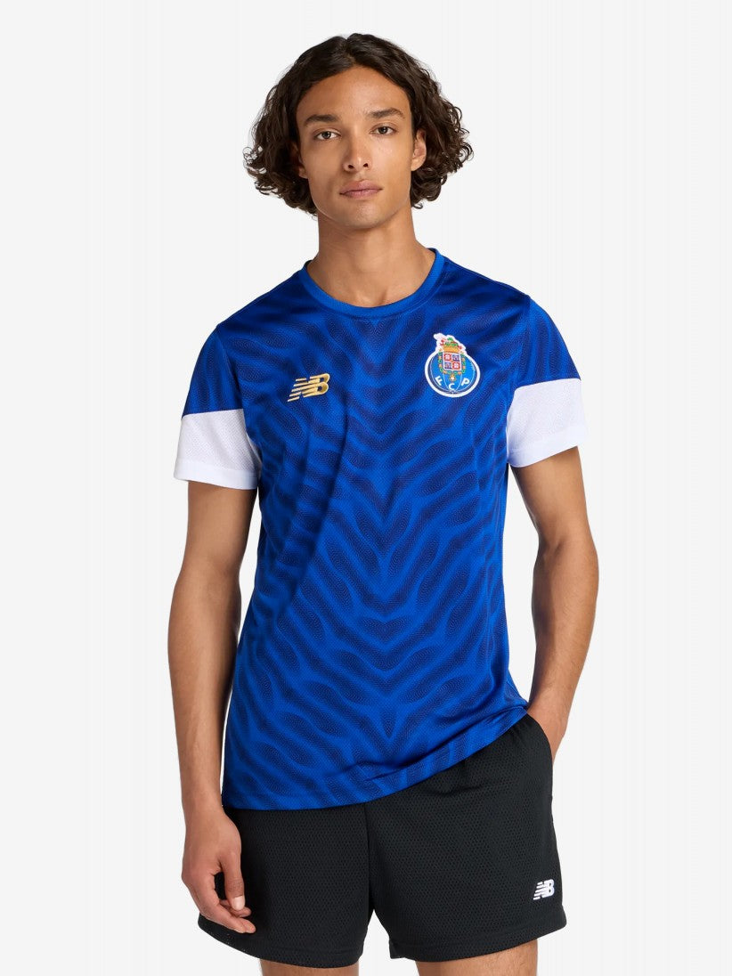 Camisola PRÉ JOGO FC Porto azul 2025/26 simbolo bordado - LANÇAMENTO