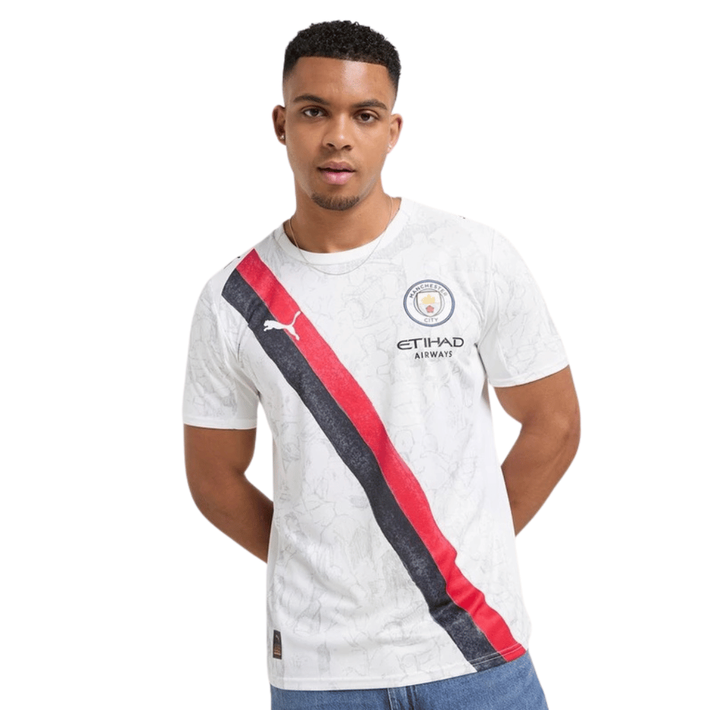 Camisola Manchester City Home 2025 KidSuper x CWC