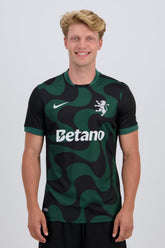 Sporting third 25/26 Preto e Verde