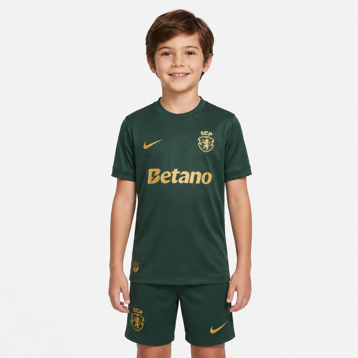 Conjunto Infantil Especial Sporting 2026/27 - Strike 120 Anos