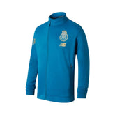 Casaco de Treino azul do FC Porto 23/24, com logotipo New Balance e brasão do clube.