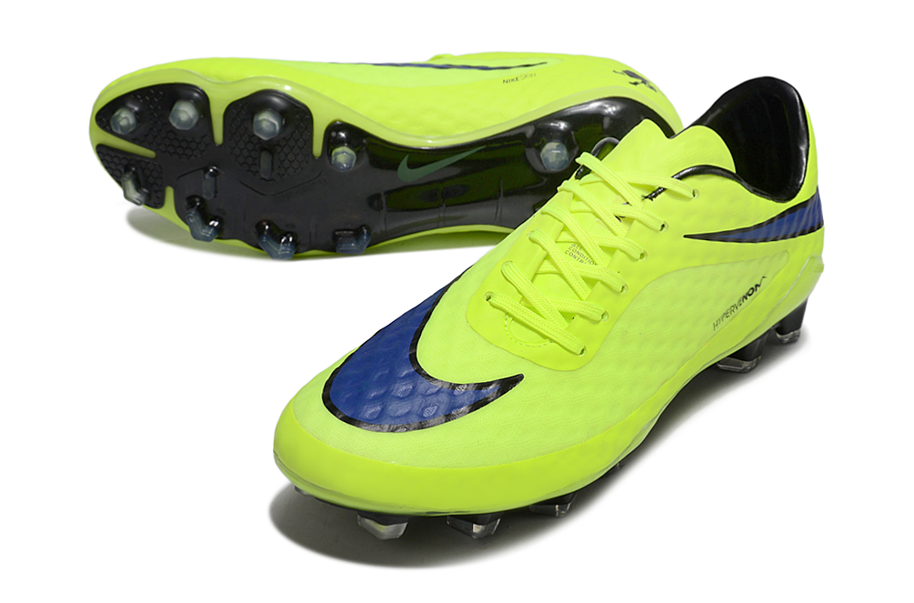 Chuteira Nike Hypervenom Elite FG - Verde e Azul