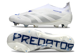 Chuteira Adidas Predator Elite FG - Branca e Azul