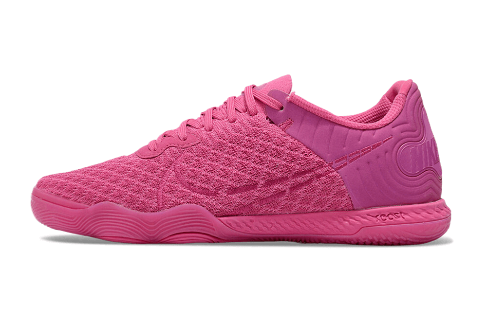 Chuteira Futsal Nike React Gato IC - Rosa, ideal para jogadores que buscam performance e estilo no futsal.