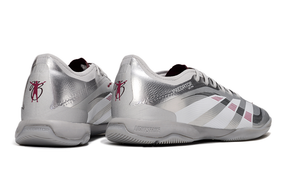 Chuteira Futsal Adidas Predator Elite Fold-Over Tongue IC - Prata