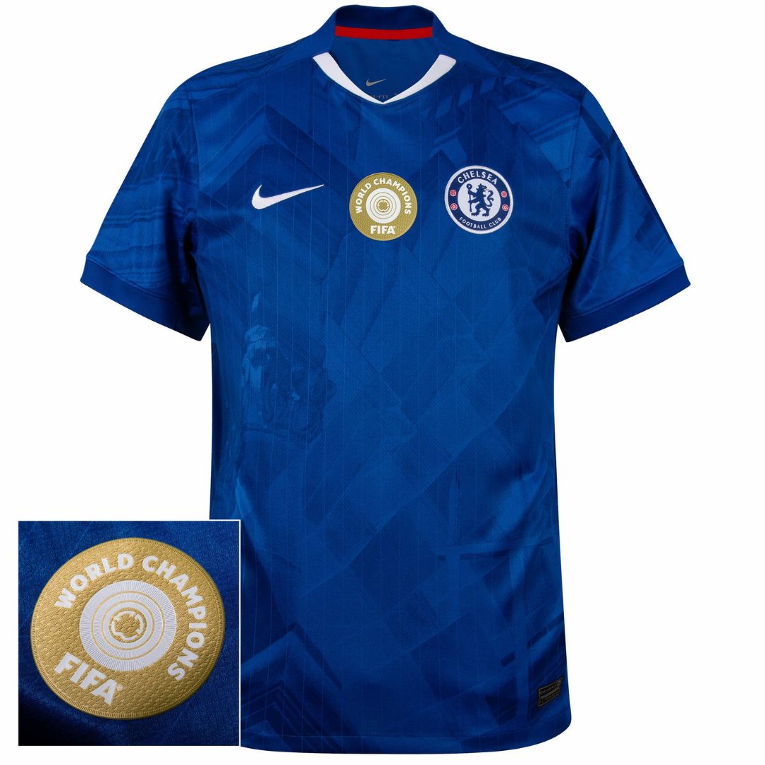 Chelsea home 25/26 Patch Campeão Mundial