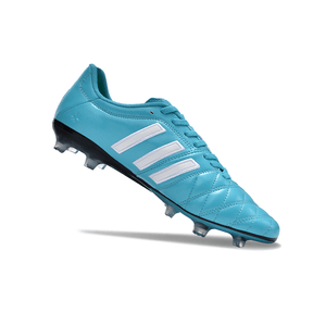 Chuteira Adidas AdiPure 11 Pro FG Azul e Branca em alta performance e estilo para jogadores de futebol.