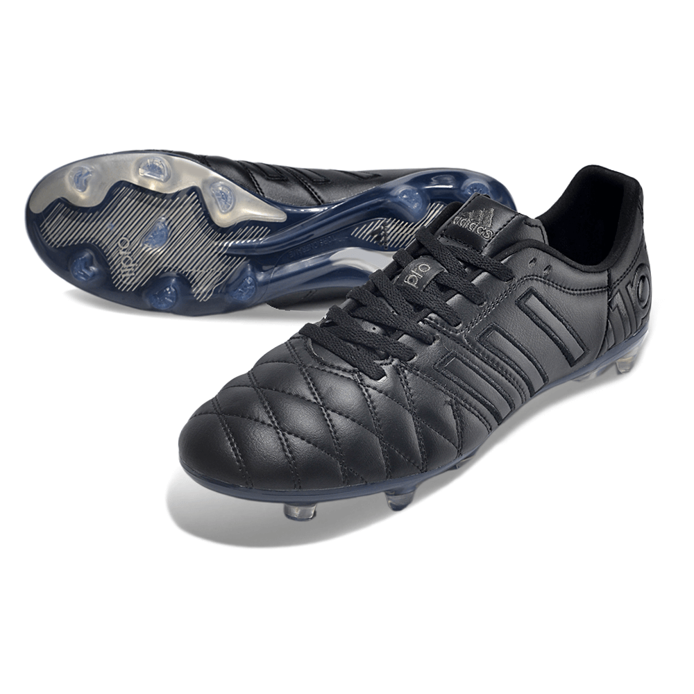 Chuteira Adidas AdiPure 11 Pro FG Blackout com design elegante e tecnologia avançada para máximo desempenho em campo.
