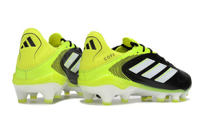 Chuteira Adidas Copa Pure III Elite FG - Preta e Amarela - design arrojado e tecnologia de pernos avançada