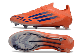 Chuteira Adidas F50 FG Elite Laranja com design inovador e tecnologia de ponta para performance em campo.