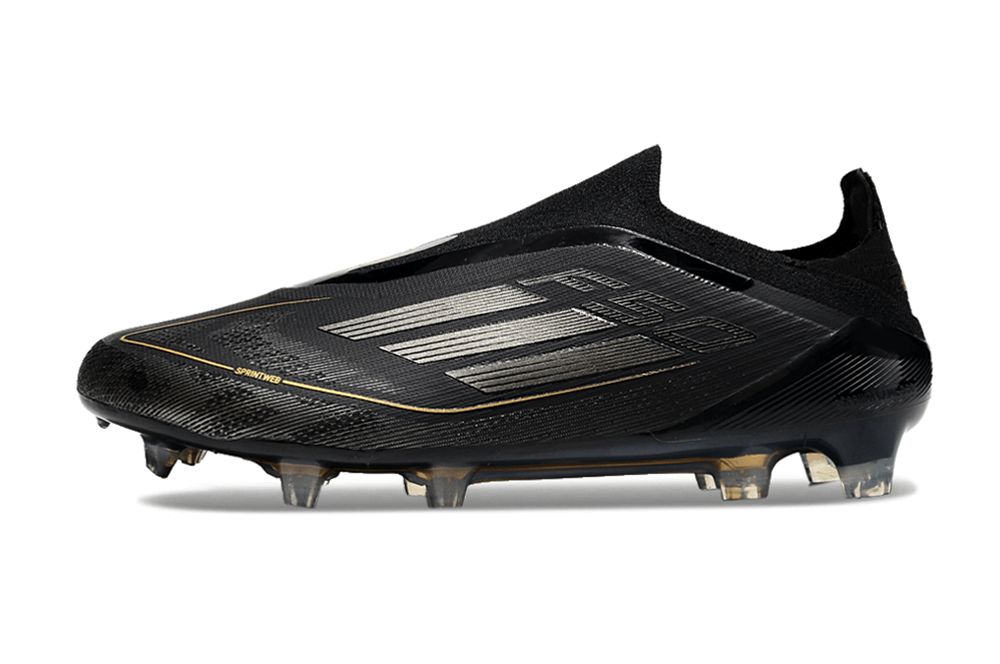 Chuteira Adidas F50 LL FG - Preta com design moderno e solado FG, ideal para velocidade no campo.