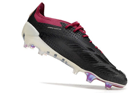 Chuteira Adidas Predator Elite FG - Branca e Preta com design elegante e tecnologia de ponta para desempenho em campo.