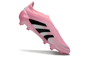Chuteira Adidas Predator Elite FG LL - Rosa com design vibrante e moderno, ideal para desempenho em campo.