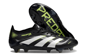 Chuteira Adidas Predator Elite FG - Preta e Amarela com design moderno e tecnologia inovadora