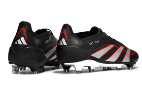 Chuteira Adidas Predator Elite FG - Preta com design moderno e tecnologia para controle e precisão no futebol.