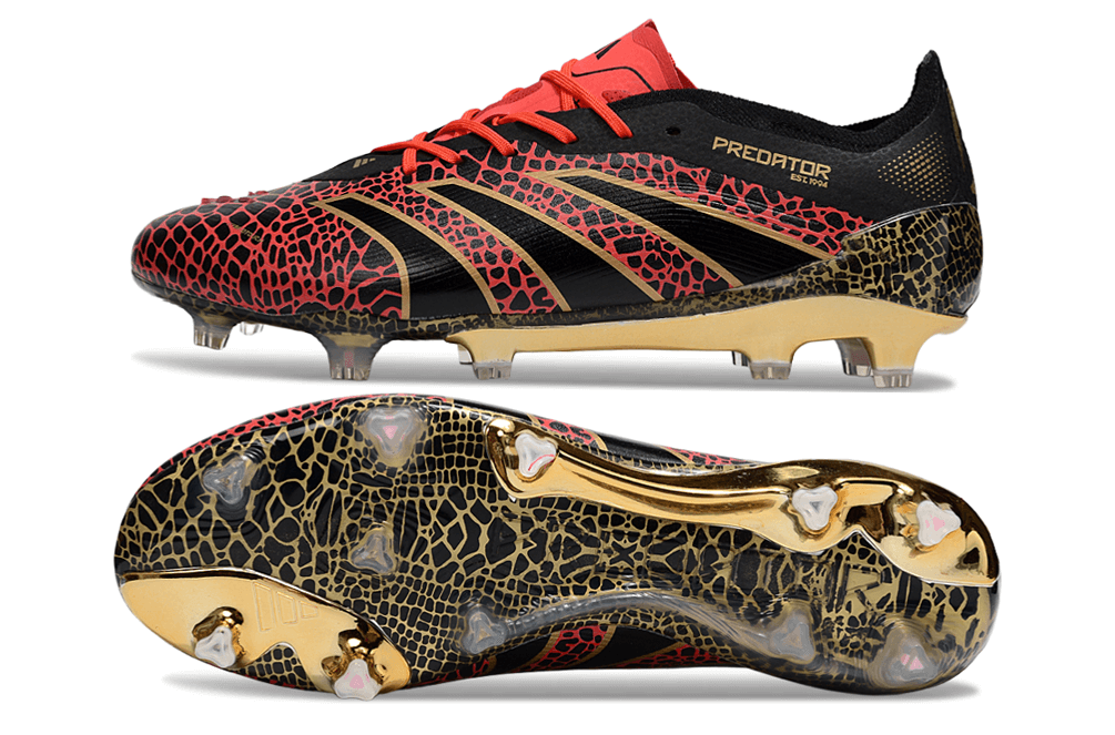 Chuteira Adidas Predator Elite FG - "Year of The Snake" com design exclusivo e tecnologia de ponta.