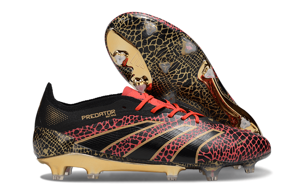 Chuteira Adidas Predator Elite FG - "Year of The Snake" com design exclusivo e tecnologia de ponta.
