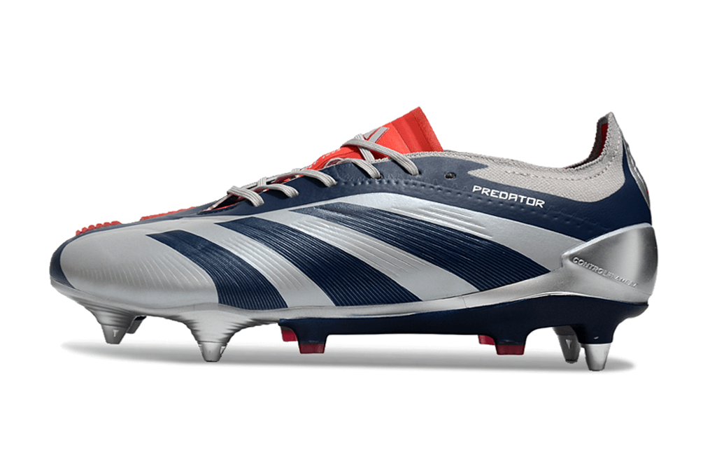 Chuteira Adidas Predator Elite SG com design inovador e tecnologia para gramados macios e molhados.