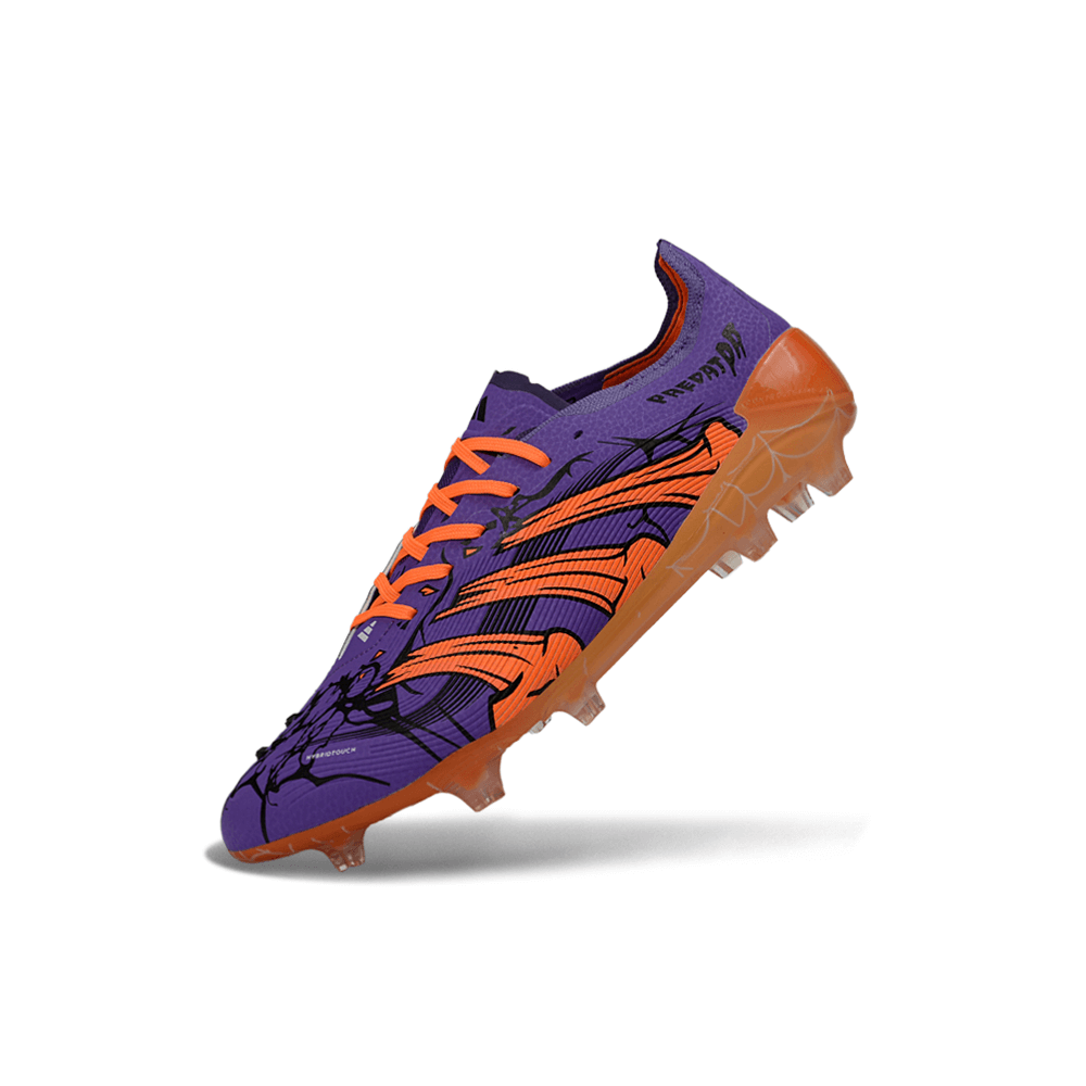 Chuteira Adidas Predator LL 30 Elite FG "Raphinha" em destaque com design inovador e cores vibrantes.