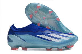 Chuteira Adidas X Crazyfast FG Elite .1 Azul com design moderno e tecnologia leve para desempenho em campo.