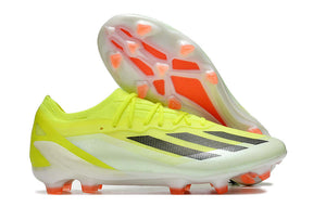 Chuteira Adidas X Crazyfast FG Elite .1 Verde em detalhe, ideal para desempenho em campo.