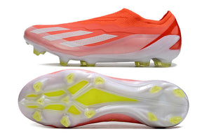 Chuteira Adidas X Crazyfast FG Elite .1 Vermelha com design aerodinâmico e sola FG para velocidade.
