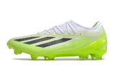 Chuteira Adidas X Crazyfast FG Elite .1 Verde com design moderno e tecnologia avançada para desempenho em campo.
