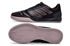 Chuteira Futsal Adidas Competition Top IC Preta vista lateral e inferior