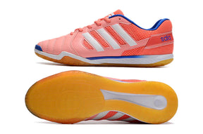 Chuteira Futsal Adidas Top Sala IC Vermelha com design aerodinâmico e solado IC