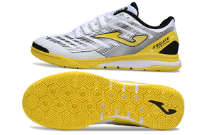 Chuteira Futsal Joma Regate Rebound IC Branca e Amarela