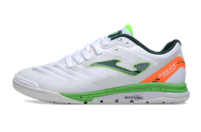 Chuteira Futsal Joma Regate Rebound IC Branca e Laranja