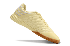 Chuteira Futsal Nike Lunar Gato IC - Creme, ideal para futsal com controle superior e conforto.