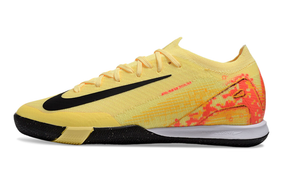 Chuteira Futsal Nike Mercurial Air Zoom Vapor 16 IC - Amarela, Laranja e Preta lado esquerdo